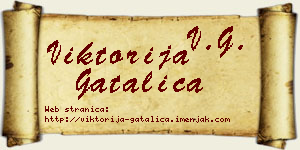 Viktorija Gatalica vizit kartica
